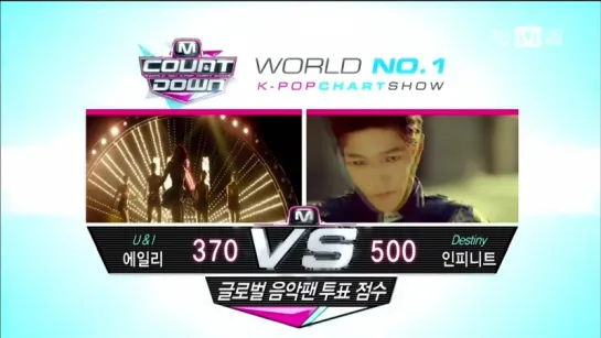 130725 [WIN] M!Countdown - Score + Ending ~ Infinite - #1 [Destiny]