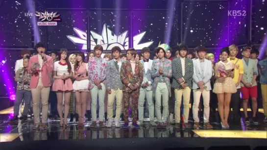 130412 [WIN] Music Bank - Score + Ending ~ Infinite - #1 [Man In Love]