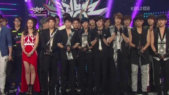 120601 [WIN] Music Bank - Score + Ending ~ Infinite - #1 [The Chaser]