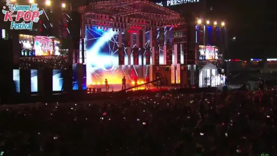 150804 [Live] Summer K-POP Festival ~ Infinite - Intro + Bad