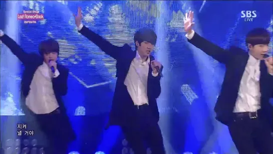 150111 [Live] Inkigayo ~ Infinite - Last Romeo & Back