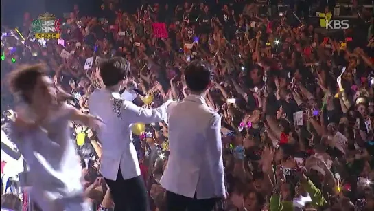 141112 [Live] Music Bank in Mexico - Run To You + Encore (All Artists)