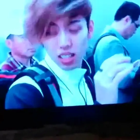 141005 [FANCAM] Incheon Airport - Dongwoo