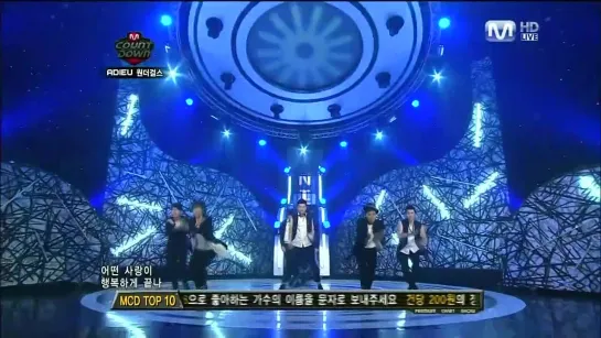 100610 [Live] Infinite - Intro + Come Back Again [Debut Stage] ( M!Countdown)