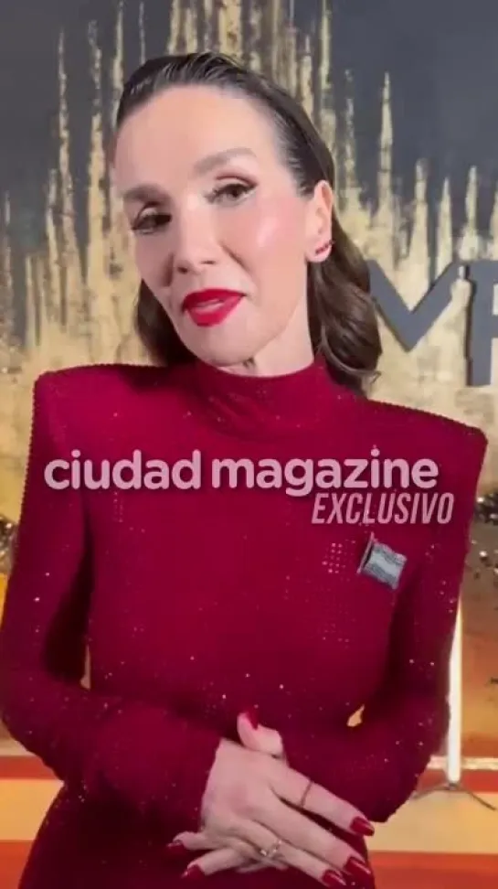 Natalia Oreiro emocionó a todos en los Martín Fierro