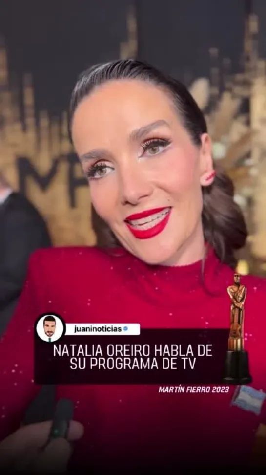 ️ @nataliaoreirosoy y su gran presente en el cine.