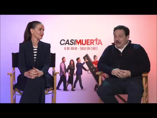 Entrevista Natalia Oreiro y Fernán Mirás por el estreno de Casi Muerta