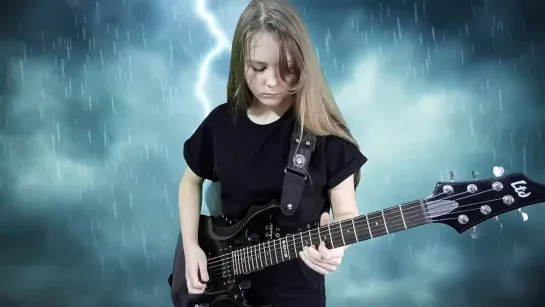 Алексия - 11 лет. Gary Moore. In my dreams. Cover