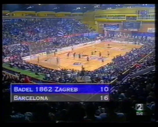 Copa Europa 1996-97 - Final vta - Badel Zagreb-FC Barcelona esp