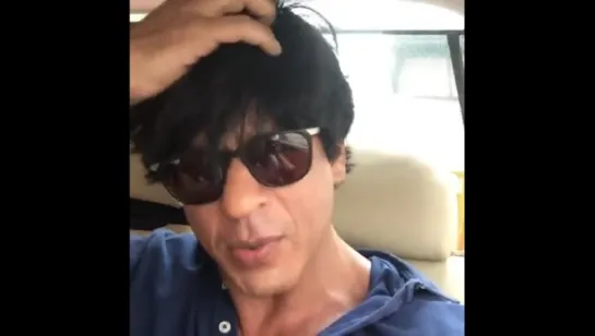 SHAH RUKH KHAN (@iamsrk) via Facebook - #Video 3 Just another day at work!😎