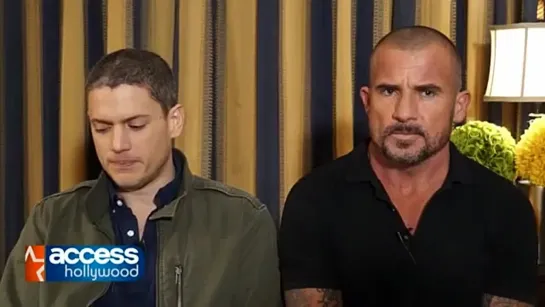 Wentworth Miller & Dominic Purcell On Working Together On 'The Flash'