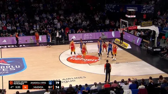 EuroLeague 2022 R3 Anadolu Efes vs Valencia 18 10