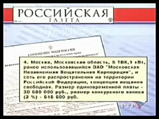 Вести недели (РТР, 27.01.2002) Отключение ТВ-6