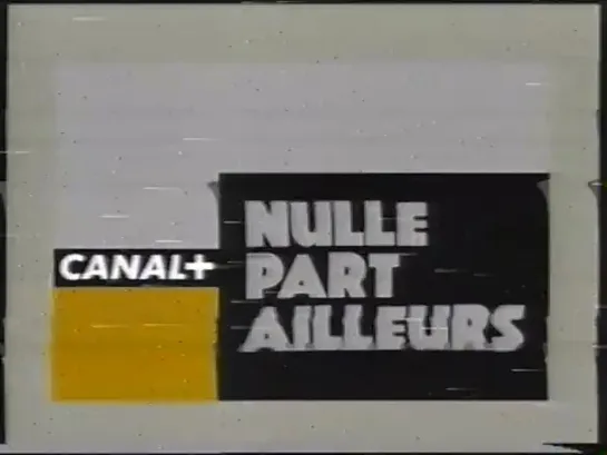 Анонс и начало программы "Nulle Part Ailleurs" (Canal+ [Франция], 24.09.1999)