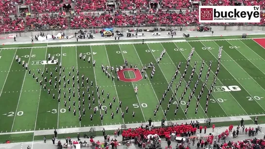 Ohio State Marching Band "Michael Jackson Tribute" - Halftime vs. Iowa: 10-19-13