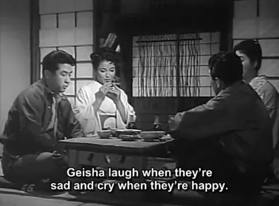 Mikio Naruse. Tsuma no kokoro (A Wife's Heart).  I see you're in a good mood for a neurotic