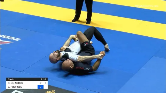 James Puopolo vs Roberto 'Cyborg' Abreu fin #NoGiWorld2019