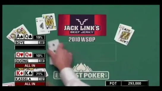 Great Poker Hand. World Series Of Poker