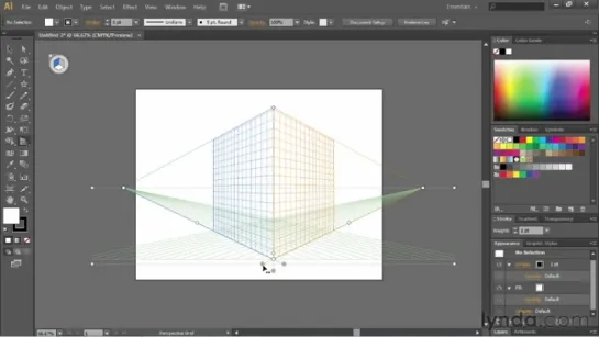 14.1 Определение перспективнои сетки. Уроки Adobe Illustrator