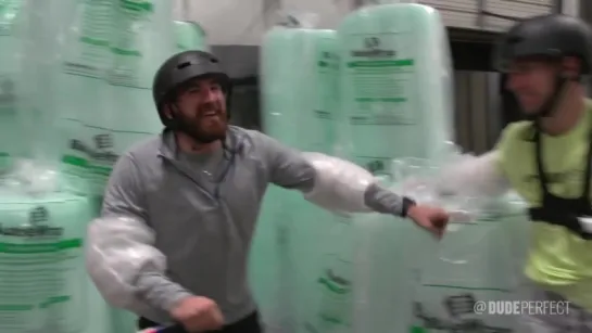 Bubble Wrap Battle Dude Perfect