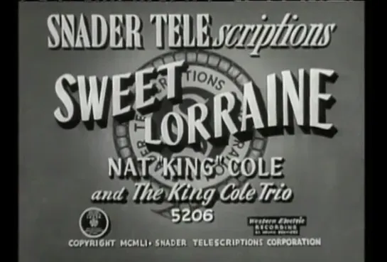 Jazz Legends: Nat King Cole - The Snader Telescriptions (1950-1952)