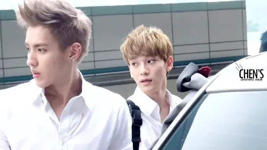 [FANCAM] 130804 EXO (Chen focus) @ Gimpo Airport