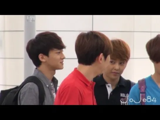 [FANCAM]120914 인천공항 출국 EXO-M CHEN