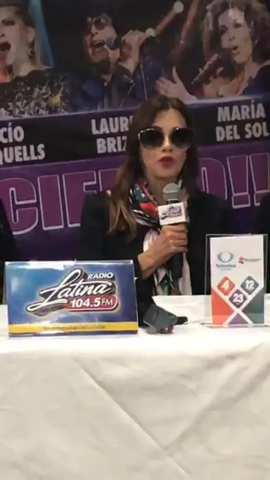 Lucía Méndez - Press conference (part 2) of "Grandes De Los 80s" (Tijuana, 27/02/2019)