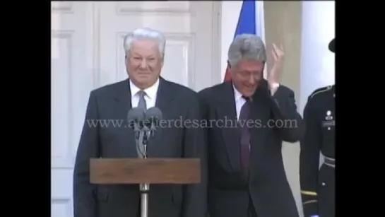 Fou rire Clinton Eltsine the big laugh