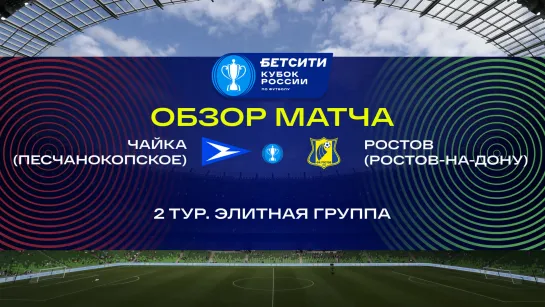 Чайка — Ростов — 1:0. Бетсити Кубок России. Обзор матча, видео гола