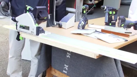 Погружная пила Festool TSC 55R.