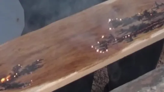 Молнии на дереве. Как это сделано. Lightning on wood. How its made.