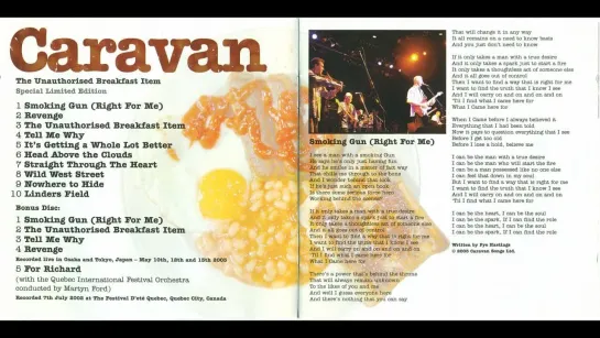 Caravan - 2002 - For Richard (feat. Quebec International Festival Orchestra) - Live