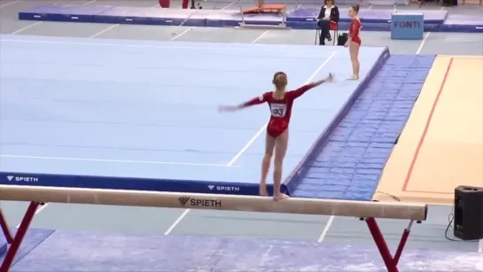 Elena Gerasimova (RUS) - Balance beam - 2019 City of Jesolo Trophy (Juniors)