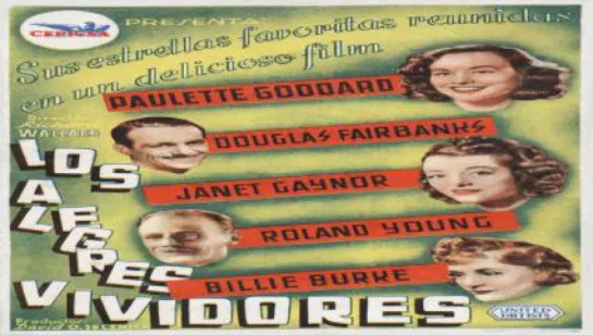 Comedia.-Los alegres vividores.-(1938).Español