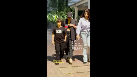 Gauri Khan, Abram and Maheep Kapoor are spotted at Karan Johar Kids’ Birthday celebration