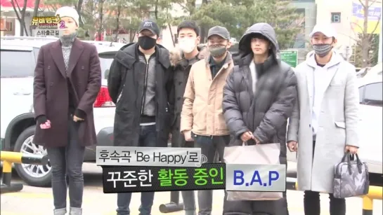 [18.12.15]  B.A.P Arriving to Music Bank