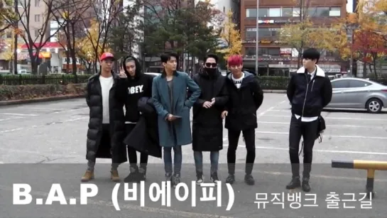 [NEWS] [20.11.15] B.A.P arriving at Music Bank