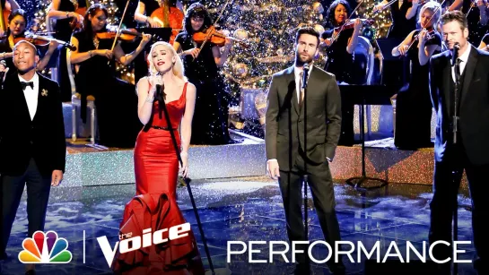 The Voice 🇺🇸: наставники поют "Have Yourself a Merry Little Christmas" (с англ. «Весёлого тебе Рождества»)