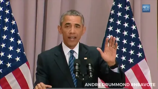 Barack Obama singing «Forgot About Dre» by Dr. Dre & Eminem