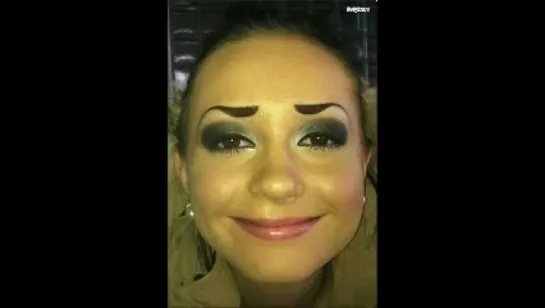 Самые жуткие и стремные брови девушек! The most terrible and funky eyebrow girls