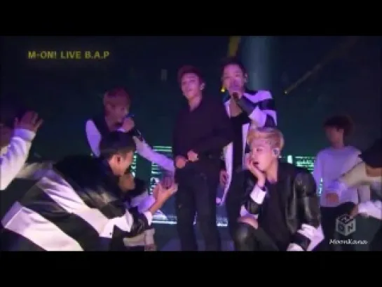 [01.02.14] B.A.P M-on! on air 1st Japan Tour WARRIOR Begins  -Dancing In The Rain- Jongup ABS cut