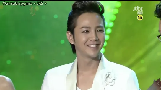 Jang Keun Suk • 48th SBS Annual Baeksang Arts Awards: Male Popularity Award, 26.04.2012