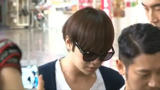 [TD video] Jang Keun Suk leaves the country 2014.08.27