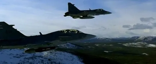 JAS-39 Gripen in Action