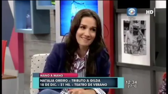 Natalia Oreiro - La mañana en casa - Uruguay - 14.11.2016