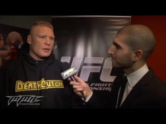 Интервью Брока Леснара перед UFC 141