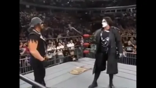 Sting first came down from the Rafters