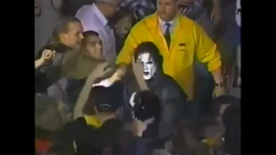 Sting attacks Rick Steiner (WCW Nitro - November 25th, 1996)