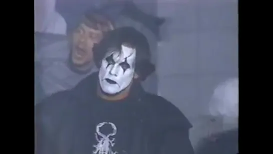 November 4th 1996- Sting watching Jarrett